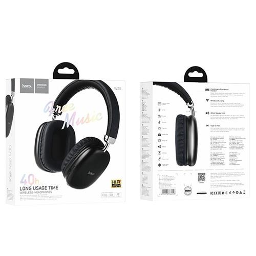 Hoco W35 Auricular Inalámbrico Negro