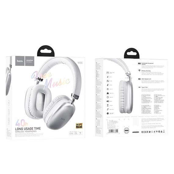 Hoco W35 Auricular Inalámbrico Plata