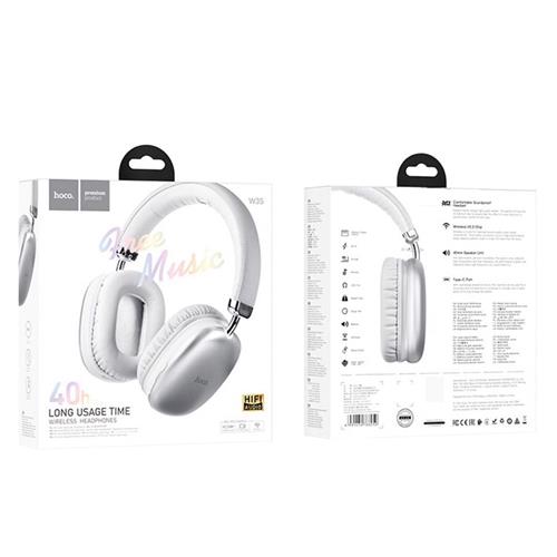 Hoco W35 Auricular Inalámbrico Plata
