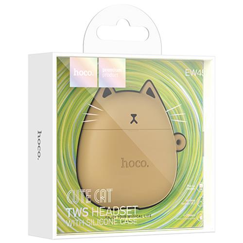 Hoco EW45 Auricular Inalámbrico Stereo Gato Caramelo
