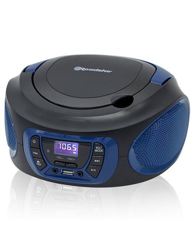 Roadstar CDR-365U Radio CD MP3 y USB Azul