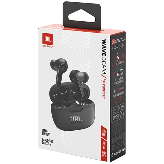 JBL Wave Beam Auricular Inalámbrico True Wireless Negro