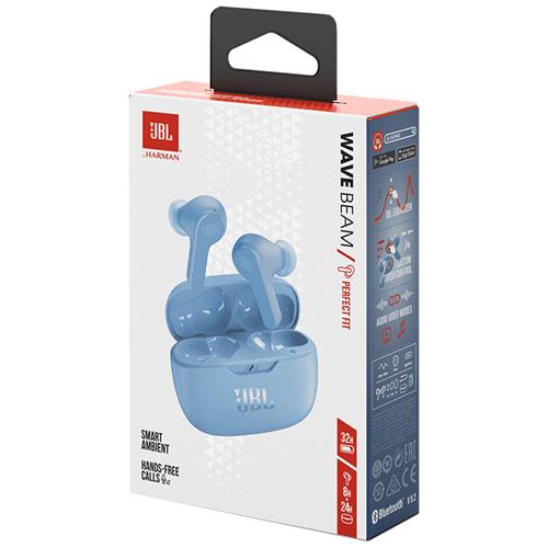 JBL Wave Beam Auricular Inalámbrico True Wireless Azul