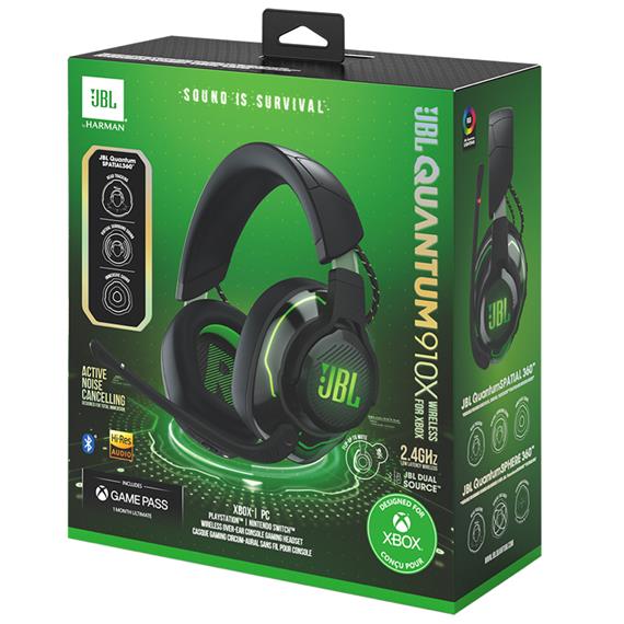 JBL Quantum 910 Xbox Negro/Verde