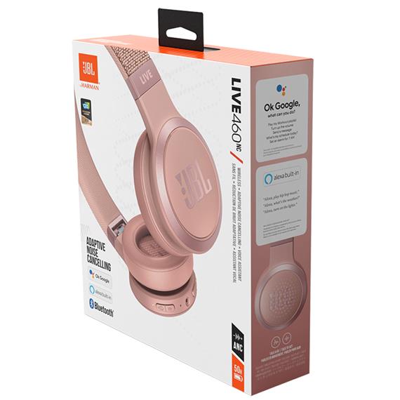JBL Live 460 Auricular Cancelación Ruido Rosa