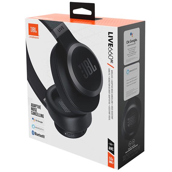 JBL Live 660 Auricular Cancelación Ruido Negro