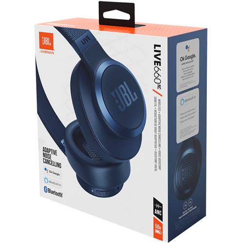 JBL Live 660 Auricular Cancelación Ruido Azul