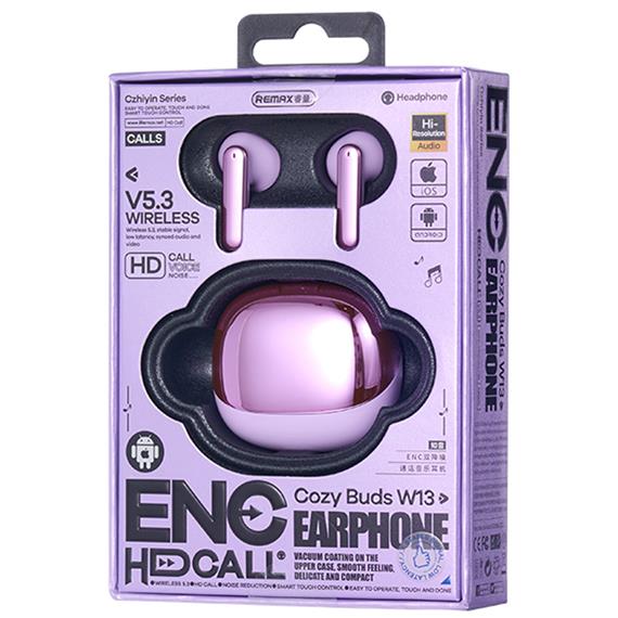 Remax W13 Czhiyin Series ENC Earphone Tarnish