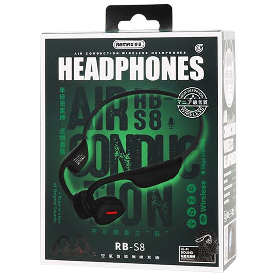 Remax RB-S8 Air Conduction Wireless Headphone Negro