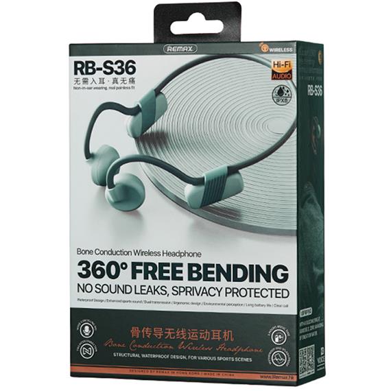 Remax RB-S36 Bone Conduction Wireless Headphone Negro
