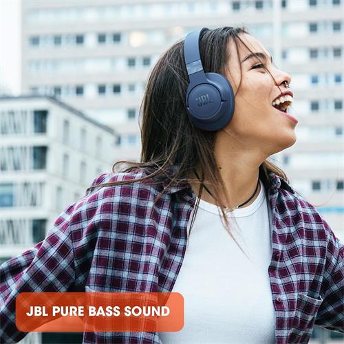 JBL Tune 770NC Auricular Cancelación Ruido Bluetooth Azul