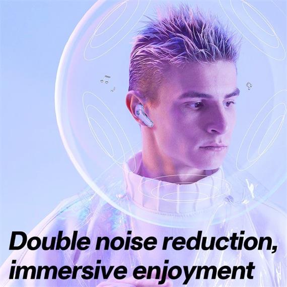 Acefast T8 Crystal Auricular Bluetooth Blanco Moon