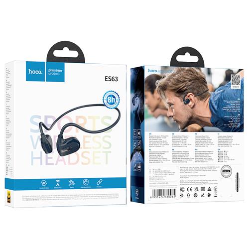 Hoco ES63 Auriculares Deportivos Bluetooth de Conducción Aérea Azul