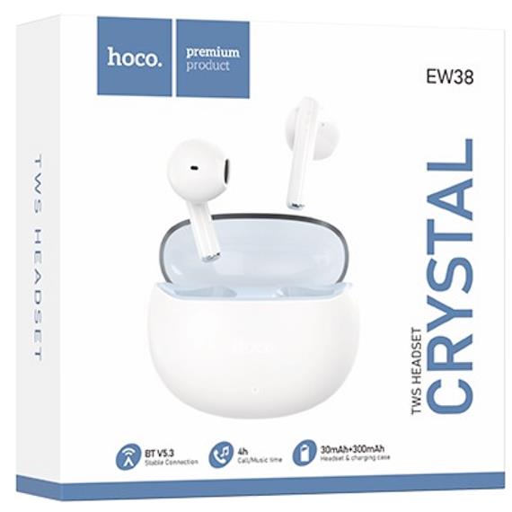 Hoco EW38 Melody Auricular Inalámbrico Bluetooth Blanco