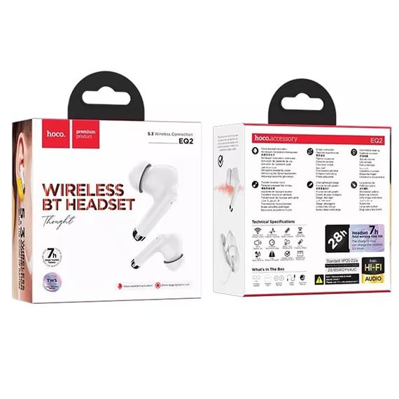 Hoco EQ2 Thought Auricular Inalámbrico Bluetooth Blanco