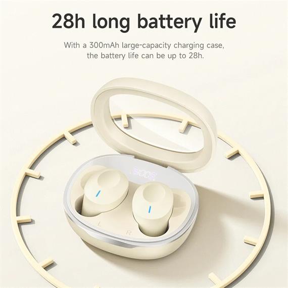 Hoco EQ3 Auricular Inalámbrico Bluetooth Milky White