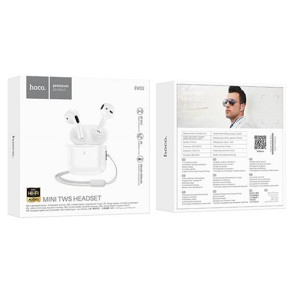 Hoco EW53 Lucky Auricular Inalámbrico Bluetooth Blanco