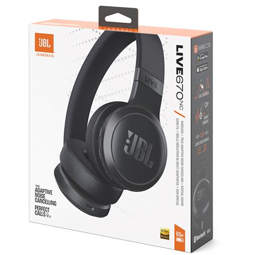JBL Live 670 Auricular Cancelación Ruido Bluetooth Negro