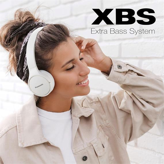 Panasonic RB-HF420BE-W Auricular Inalámbrico Bluetooth Blanco