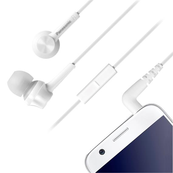 Panasonic RP-TCM115E-W Auricular para Smartphone con Micro Blanco