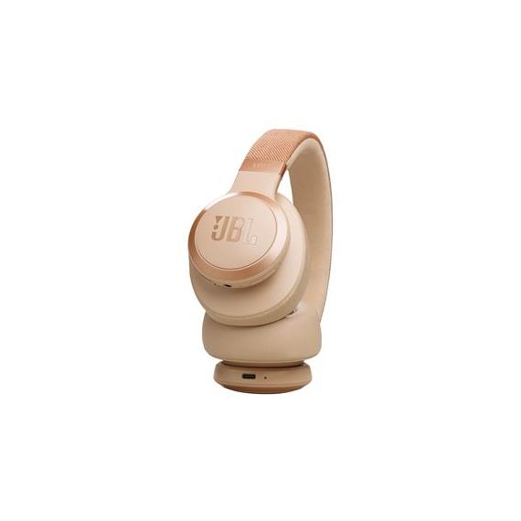 JBL Live 770NC Auricular Cancelación Ruido Bluetooth Sandstone
