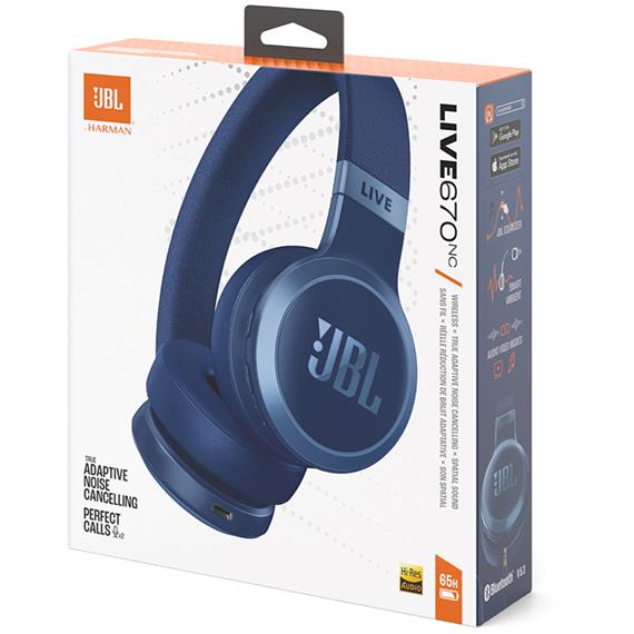 JBL Live 670 Auricular Cancelación Ruido Bluetooth Azul