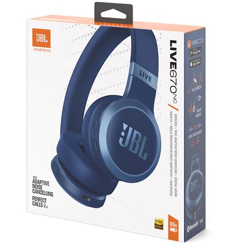 JBL Live 670 Auricular Cancelación Ruido Bluetooth Azul