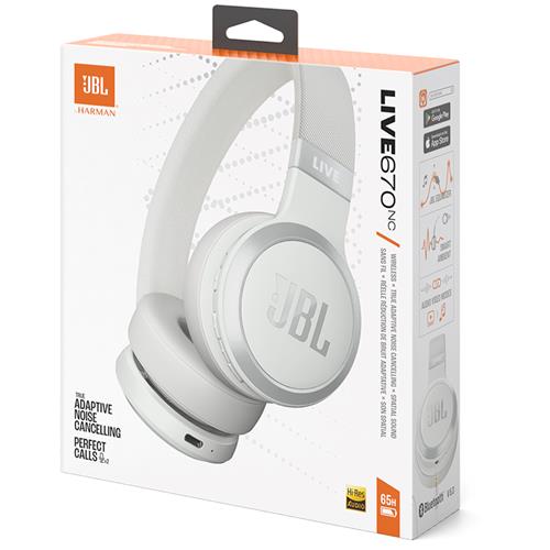 JBL Live 670 Auricular Cancelación Ruido Bluetooth Blanco