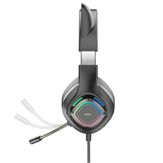 Hoco W107 Auricular Gaming con Luces LED y conexión USB y Jack Phantom