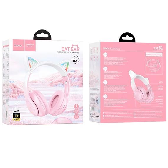 Hoco W42 Auricular Cat ears Bluetooth Cherry Blossom