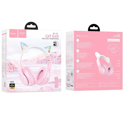 Hoco W42 Auricular Cat ears Bluetooth Cherry Blossom