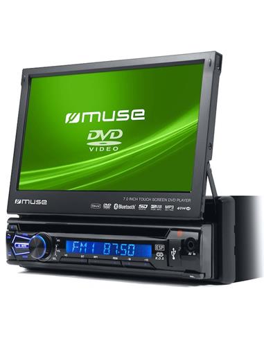 MUSE M-728DR RADIO 7" TACTIL CD/DVD BLUETOOTH USB (4 X 40 WATTS)