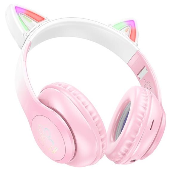 Hoco W42 Auricular Cat ears Bluetooth Cherry Blossom