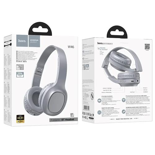 Hoco W46 Auricular Charm Bluetooth Light Blue Gray