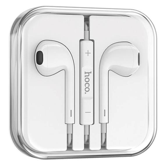 Hoco M101 Auricular jack 3.5mm con Micrófono Blanco