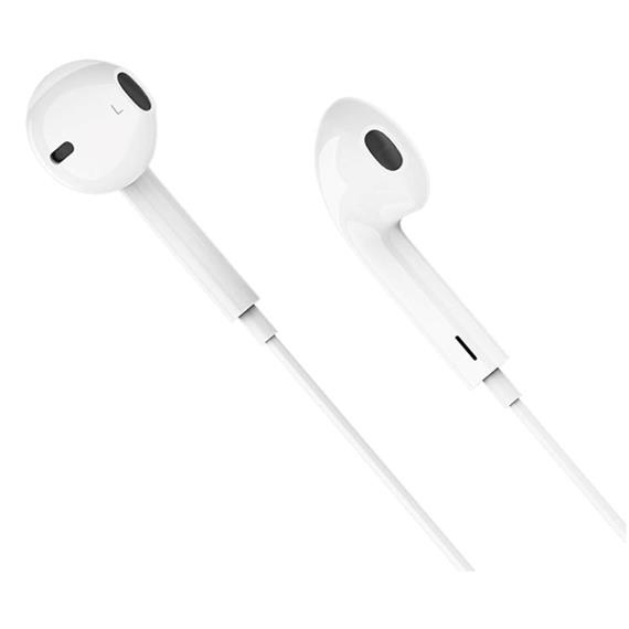 Hoco M101 Auricular jack 3.5mm con Micrófono Blanco