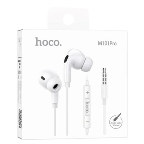 Hoco M101 Pro Auricular con Jack 3.5mm con Micrófono Blanco