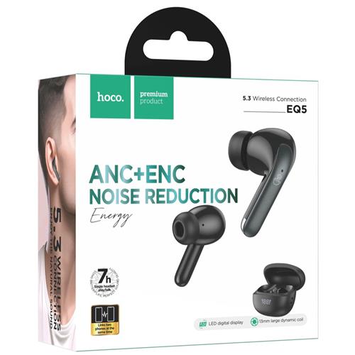 Hoco EQ5 Auricular Bluetooth con Cancelación de Ruido Activa