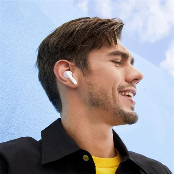 Borofone BW48 Enlighten Auricular Inalámbrico Bluetooth Blanco