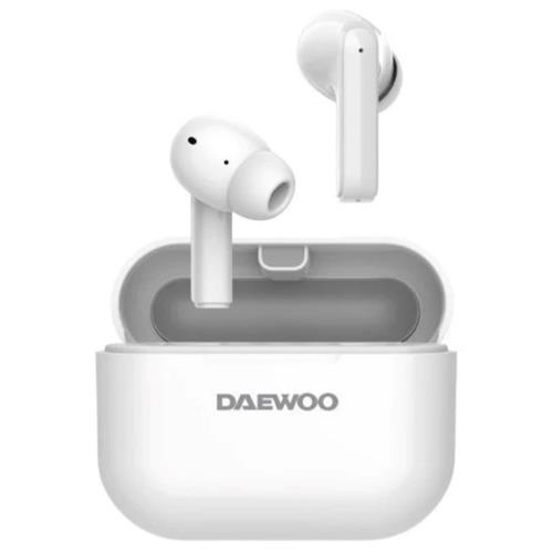 Daewoo DW2002 Auriculares Bluetooth con estuche de carga USB-C Blanco