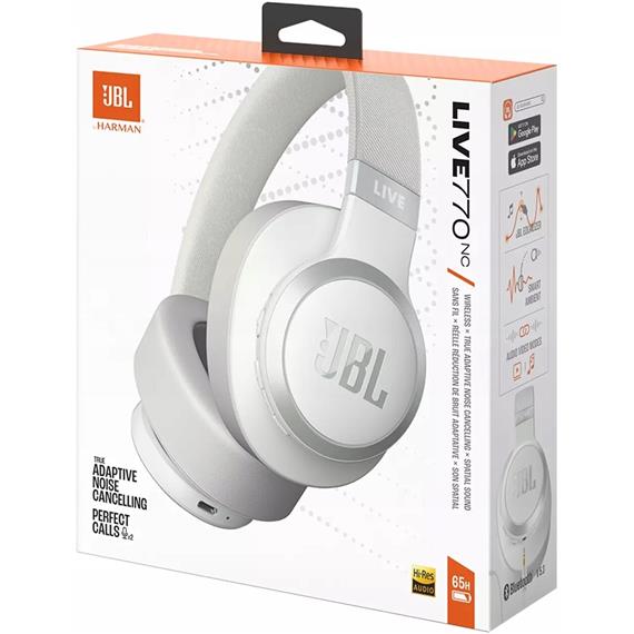 JBL Live 770NC Auricular Cancelación Ruido Bluetooth Blanco