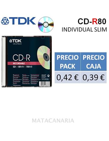 TDK CD-R80 SCA SLIM