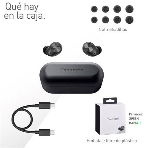 Technics EAH-AZ40M2EK Auricular Inalámbrico Cancelación Ruido Negro