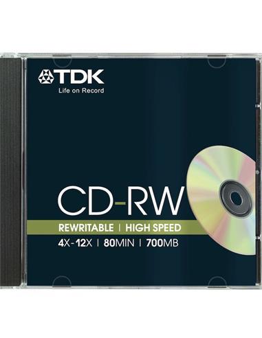 TDK CD-RW 700MB HJCA (INDIVIDUAL)