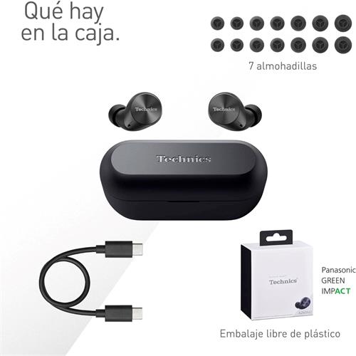 Technics EAH-AZ60M2EK Auricular Inalámbrico Cancelación Ruido Negro