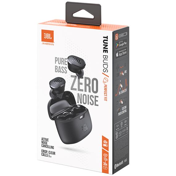 JBL Tune Buds Auricular Inalámbrico con Cancelación de Ruido Negro