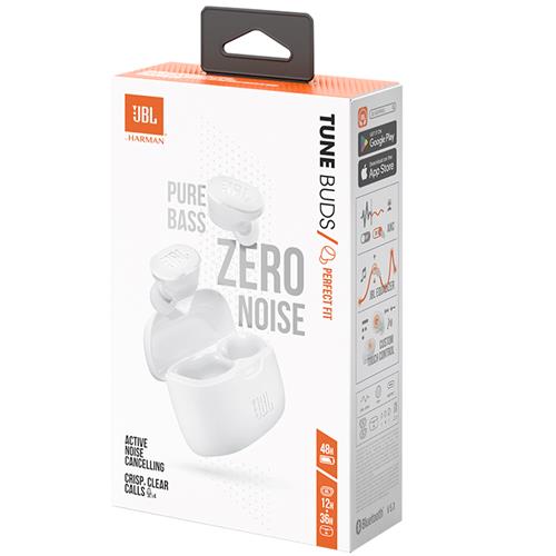 JBL Tune Buds Auricular Inalámbrico con Cancelación de Ruido White