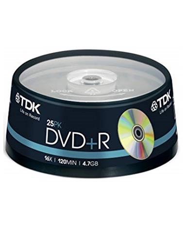 TDK DVD+R47 CBED25 (TARRINA 25)