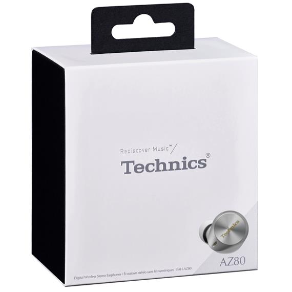 Technics EAH-AZ80E-K  Auricular Inalámbrico Cancelación Ruido Plata
