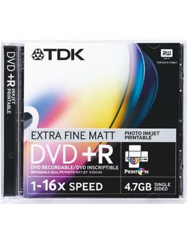 TDK DVD+R47 PWWED PRINTABLE (INDIVIDUAL)